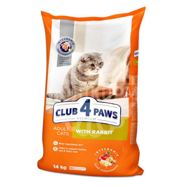 Club 4 Paws Premium Adult Cats With Rabbit Сухий корм для дорослих котів з кроликом