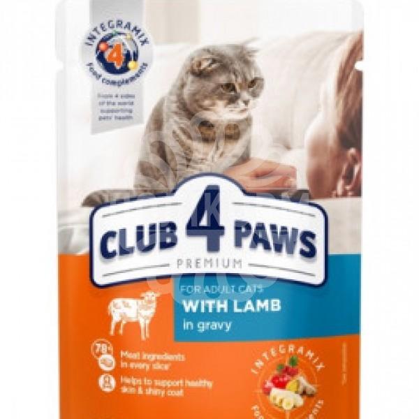Клуб 4 Лапи - вологий корм з ягням у соусі для дорослих котів