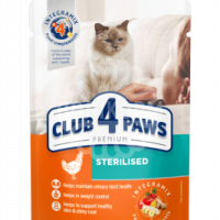Клуб 4 Лапи - вологий корм з куркою для дорослих стерилізованих котів thumb image 1