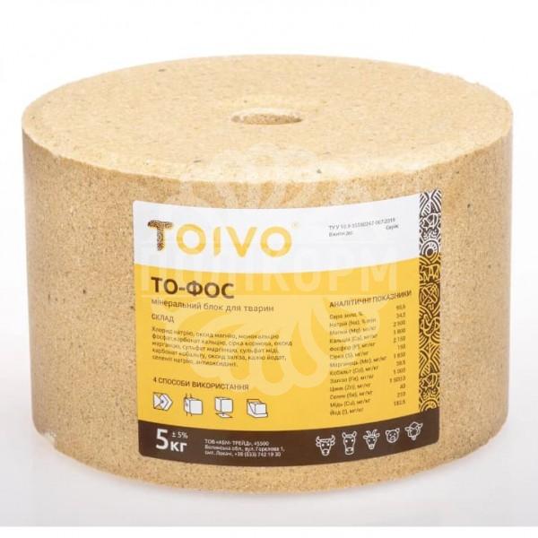 ТО-ФОС мінеральний соляний блок для тварин 5 кг